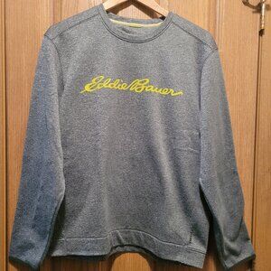 Eddie Bauer Free Heat Crew Neck Pullover Sweat Shirt Size M EUC!